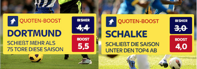 SkyBet mit Quotenboosts zur Bundesliga 2018/19