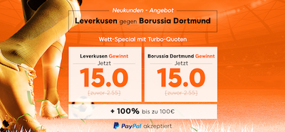 888sport erhöhte quote leverkusen bvb