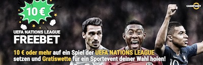 Cashpoint Freiwette zur UEFA Nations League