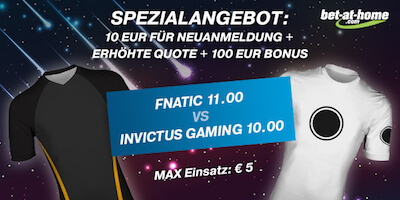 Bet-at-home LoL WM Finale Quotenboost