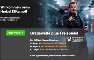Tolle Preise beim Tipico Herbst12Kampf abstauben 
