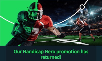 Handicap Hero: Sportsbet.io Aktion zur NFL