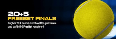 20+5 Freebet Finals bei Bwin