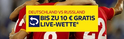 10€ Live Gratiswette zu GER-RUS bei SkyBet