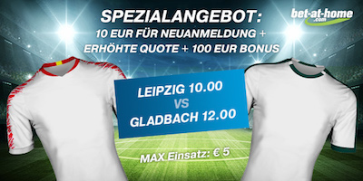 Leipzig-Gladbach: Enhanced odds von Bet-at-home