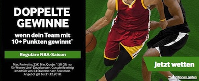 NBA: Doppelte Gewinne bei Betway