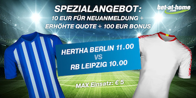 Bet-at-home Boost Hertha vs Leipzig