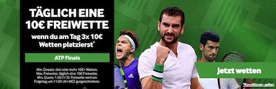 Betway Freebet zu den ATP Finals in London 2018
