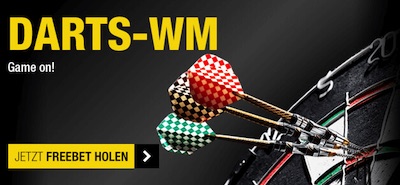 Darts-WM: 10€ Freiwette bei Cashpoint winkt