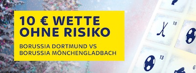 Skybet mit Wette ohne Risiko für Dortmund - Gladbach