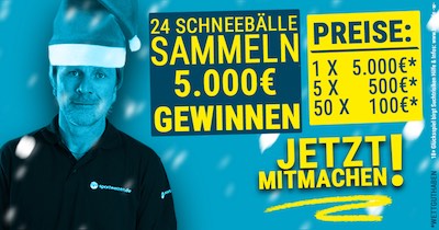 Sportwetten.de Xmas Gewinnspiel mit gratis Wettguthaben