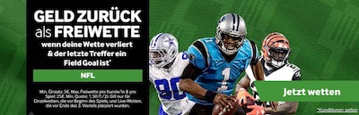 Betway Cashback Promo zur NFL