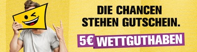 5€ Wettguthaben für alle Interwetten Kunden