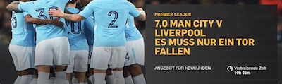 Manchester City vs. Liverpool Quotenboost bei Betfair