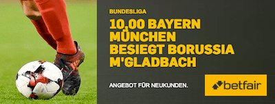 Betfair Bayern Quotenboost