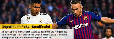 Copa del Rey Wetten bei Bwin