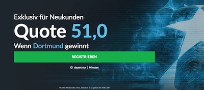 51er-Quote bei BetVictor auf BVB schlägt Tottenham