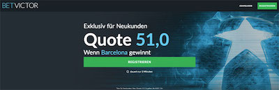 Super Quote zu Barca-Lyon bei BetVictor