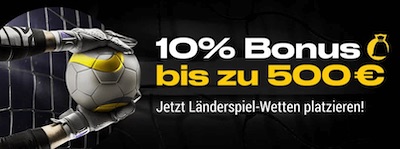 Verringere bei Bwin der Verluste auf Länderspiel-Wetten