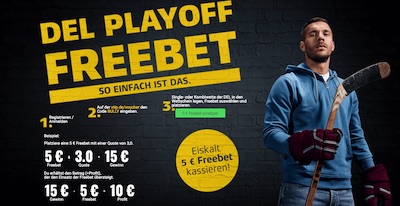 DEL Playoffs: 5€ Freiwette von XTiP