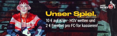 Bwin Freebets für jedes Tor bei Köln vs HSV