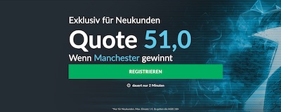 Betvictor Quotenboost zu ManCity vs. Tottenham