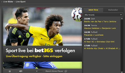 Bet365 kostenlos live sport stream