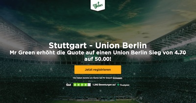 Relegation: 50.0 auf Union gewinnt beim VfB