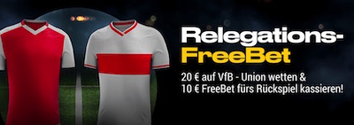 10€ Freiwette zur Relegation bei Bwin