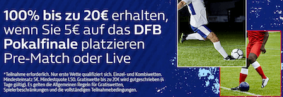 William Hill gratis wetten DFB Pokal