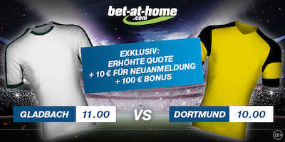 Quotenboost Mönchengladbach Dortmund Bet-at-home