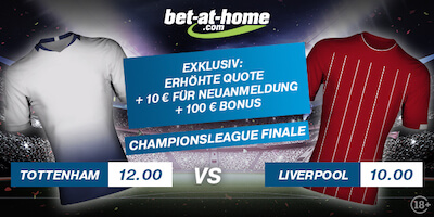 Erhöhte Quote Champions League Finale Bet-at-home