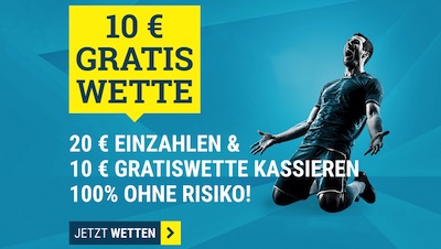 10€ Guthaben von sportwetten.de zum letzten Bundesliga Spieltag