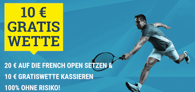 French Open Gratiswette Sportwetten.de