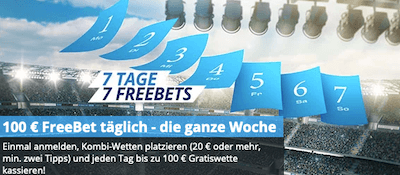 Sportingbet Freebet jeden Tag