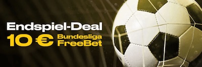 10€ Bundesliga Freebet wartet beim Endspiel Deal von Bwin