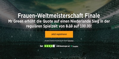 Mr. Green Quotenboost Frauen WM 