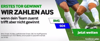 Betway Erstes Tor gewinnt Gladbach Schalke