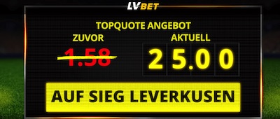 LVbet Quotenboost Leverkusen Hoffenheim