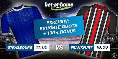 Verbesserte Quoten zu Strasbourg-Frankfurt bei Bet at home