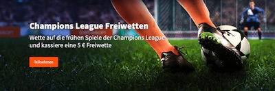 Betsson Champions League Freiwetten 5€