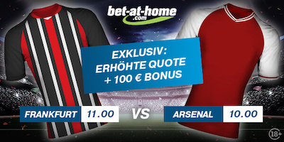 Frankfurt-Arsenal: Europa League Angebot von Bet-at-home