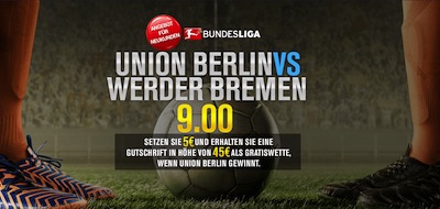 Ohmbet mit Quotenboost zu Union vs Werder