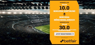 Betfair BVB Gladbach Quotenboost