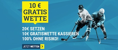 10€ Freiwette zum NHL Start bei sportwetten.de