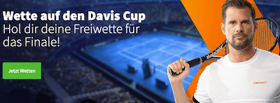 Gratiswette für Davis Cup Tennis Betsson