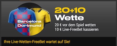 Bwin Live-Gratiswette zu Barcelona vs Dortmund