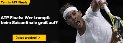 ATP Finals: Quote 12.0 auf Nadal bei Interwetten