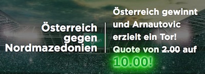 Mr Green erhöht Quote auf Sieg Österreich + Tor Arnautovic