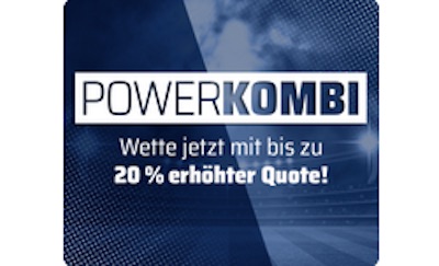 Bet3000 verbesserte Quoten durch Powerkombi